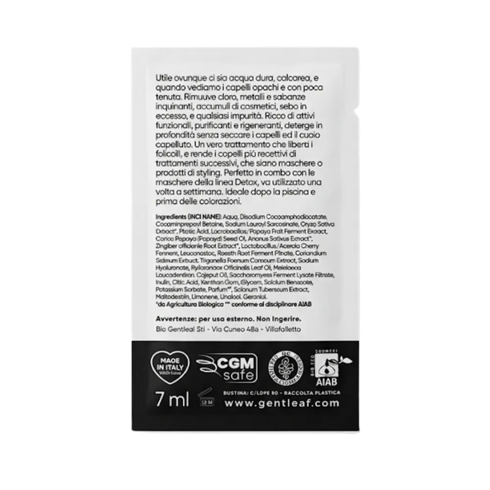 Muestra BioGentleaf Detox Champú Quelante 7ml - 1